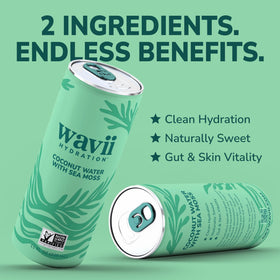 Wavii coconut water sea moss smoothie-base highlights versatile hydration.
