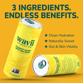 Wavii can in a gym bag for on-the-go hydration