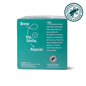 Wawa Rainforest Alliance seal indicating responsibly sourced coffee.