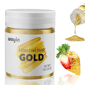 Wayin Gold edible glitter bottle showcases shimmering finish for desserts