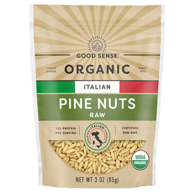 Waymouth Farms Italian pine nuts in a bag, perfect for fresh pesto and salads.