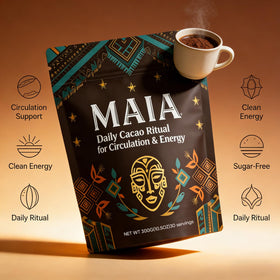 Wdvpue Maia ceremonial cacao scoop bundle shows convenient measuring for quick, consistent servings.