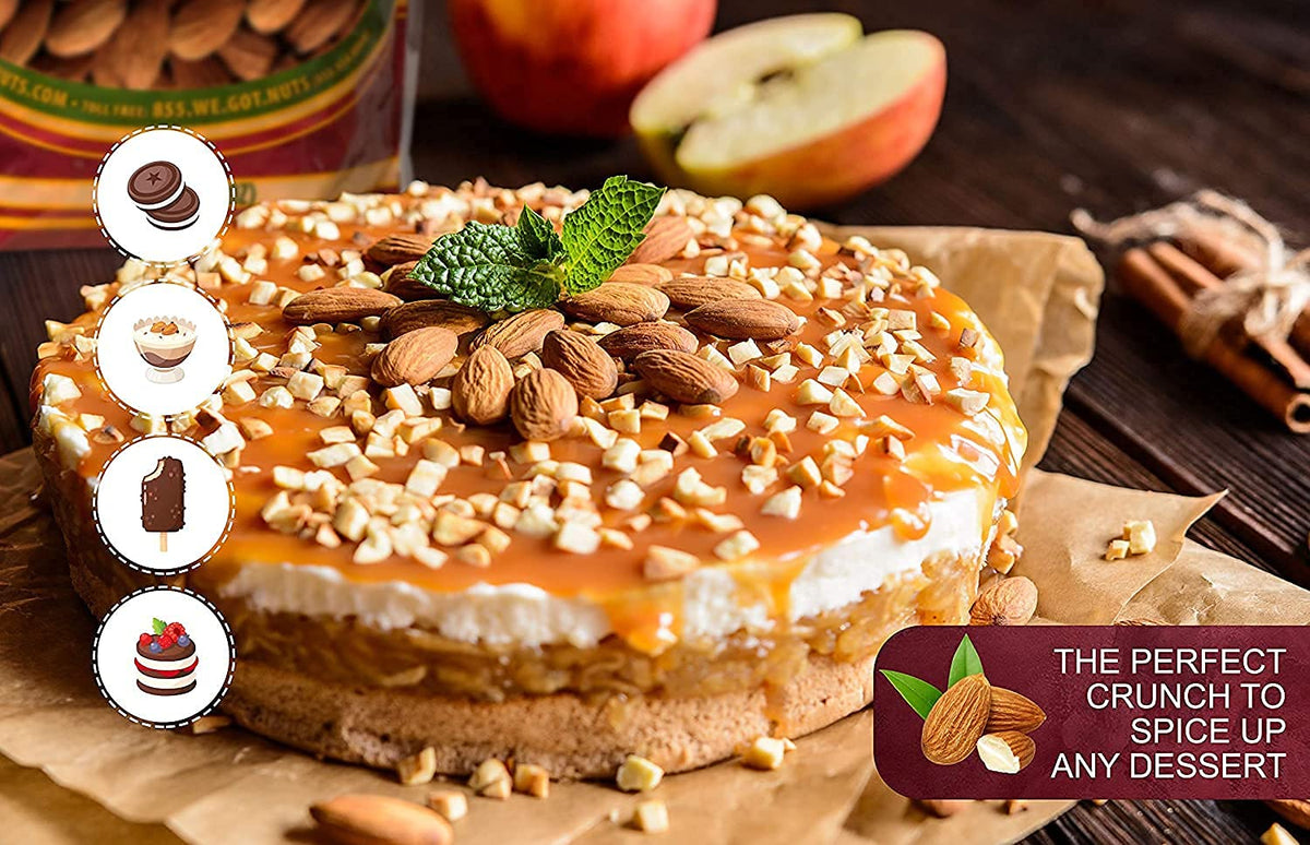 We Got Nuts almonds in yogurt or bowls for versatile daily use.