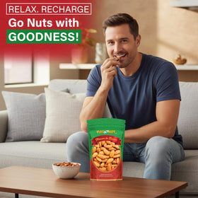 We Got Nuts almonds are rich in vitamin E and fiber