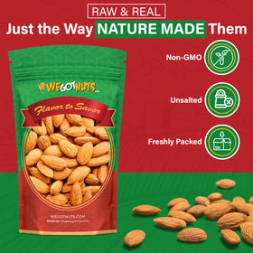 We Got Nuts almonds raw and shelled, ideal for quick energy