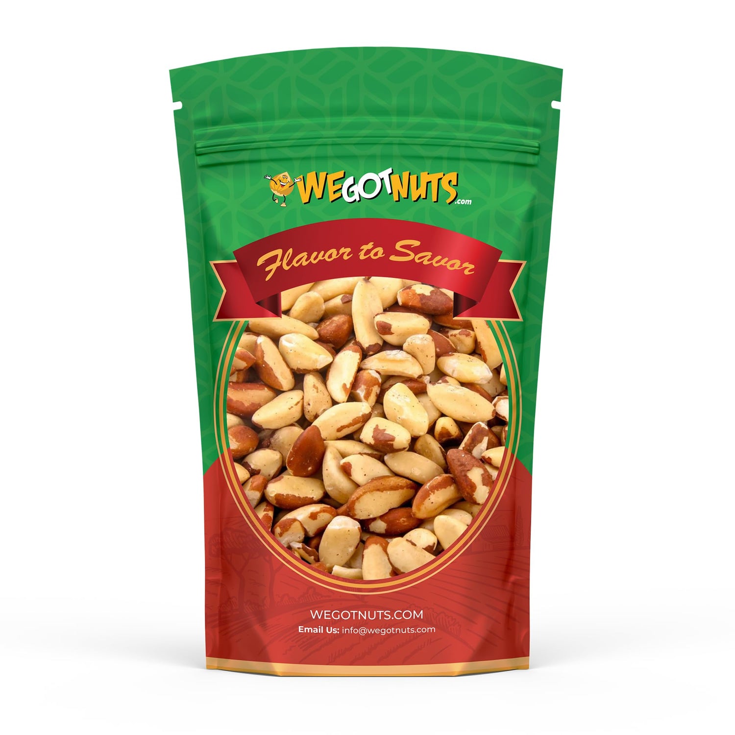 We Got Nuts Brazil Nuts package for easy bulk snacking.