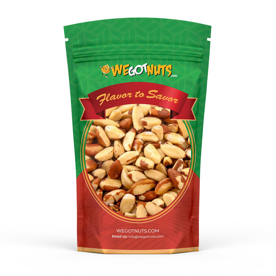 We Got Nuts Brazil Nuts package for easy bulk snacking.