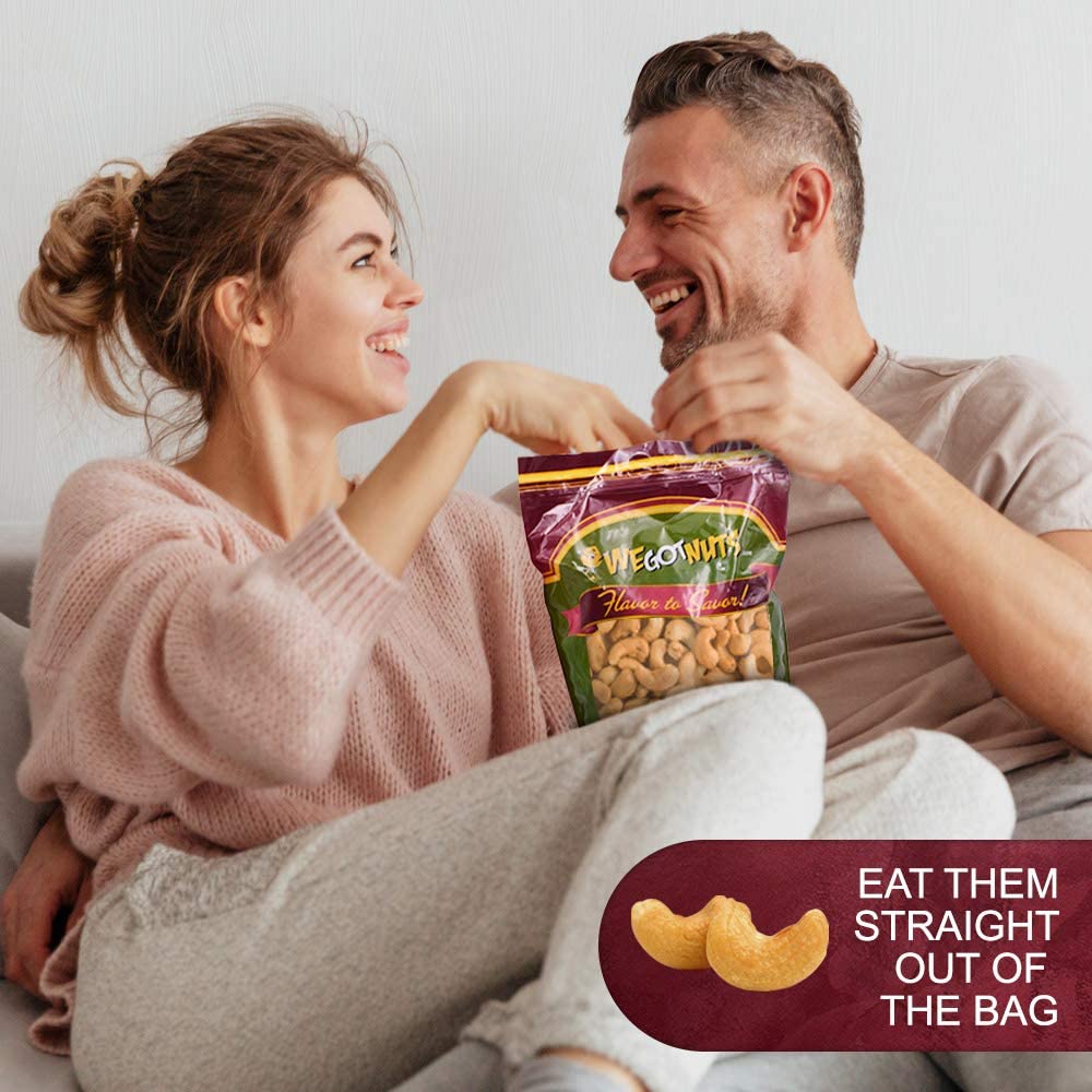We Got Nuts healthy energy snack cashews for on-the-go nutrition.