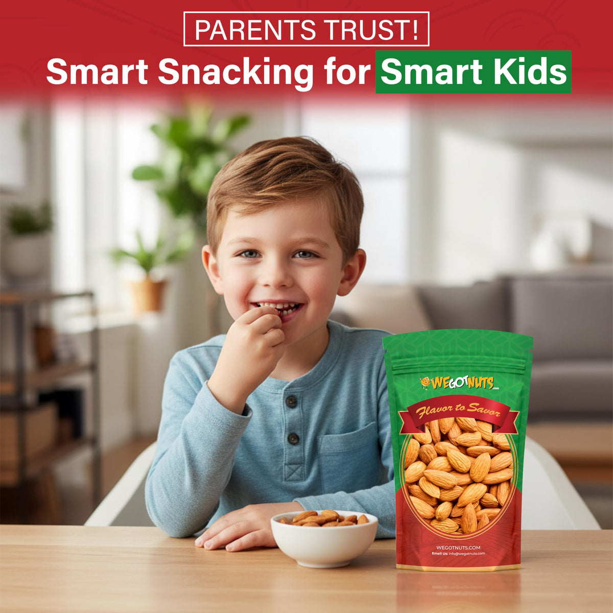 We Got Nuts kosher-certified almonds ensure trusted quality