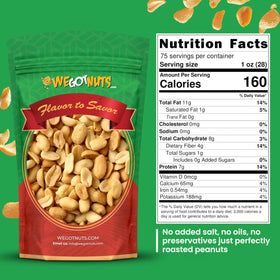 We Got Nuts natural ingredients peanuts promoting clean snacking