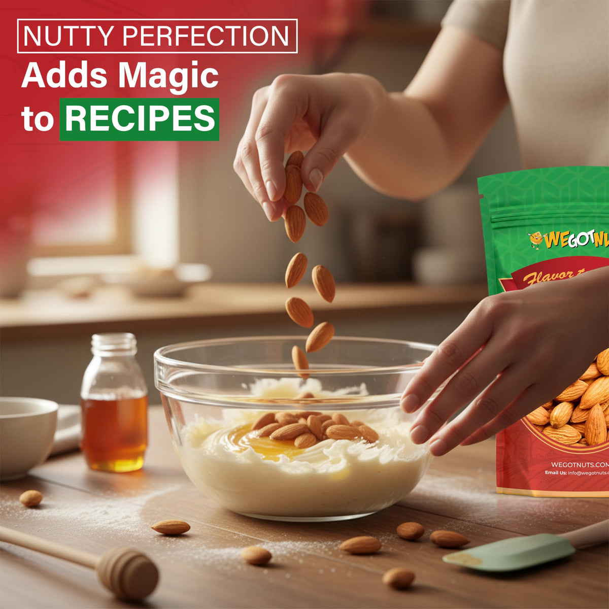 We Got Nuts on-the-go snack almonds for busy days