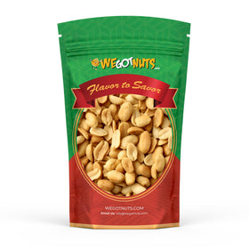 We Got Nuts peanuts dry roasted unsalted blanched bulk bag—snack-ready.