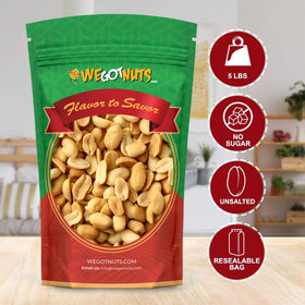 We Got Nuts peanuts dry roasted unsalted texture ideal for baking and cooking.