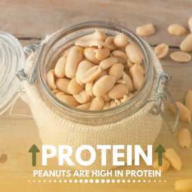 We Got Nuts bulk peanuts for trail mix and topping applications.