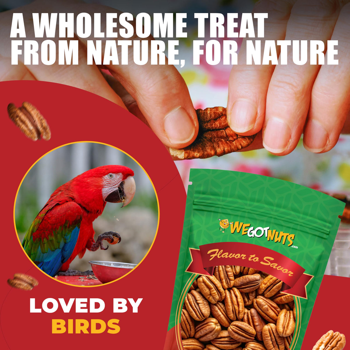 We Got Nuts pecans used in baking ideas for pies and cookies