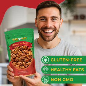 We Got Nuts pecans as a crunchy topping for salads and yogurt
