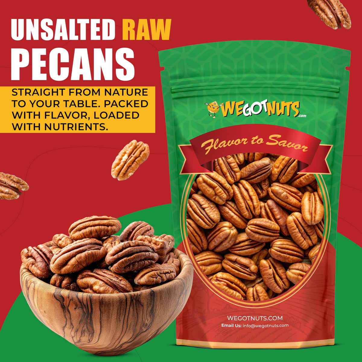 We Got Nuts pecans on a plate for snacking and meal prep inspiration