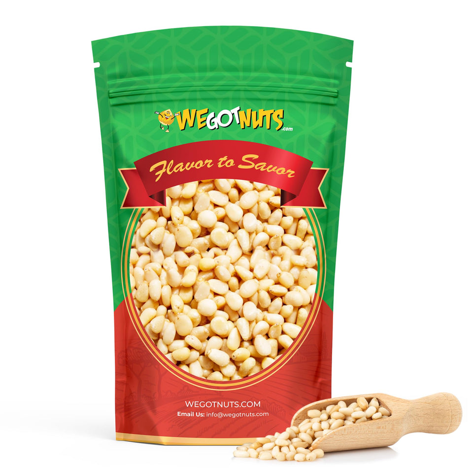 We Got Nuts pine nuts raw 2lb bulk for fresh cooking and snacking.