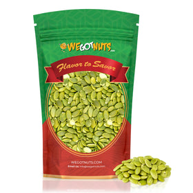 We Got Nuts pumpkin seeds raw pepitas in resealable bag for snacking