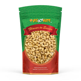We Got Nuts raw cashews closeup – creamy texture and natural flavor cues