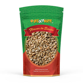 We Got Nuts sunflower seeds in a resealable bag for fresh snacking and easy storage