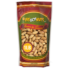 We Got Nuts Turkish Pistachios Antep roasted in-shell close-up for a crunchy-snack aroma.