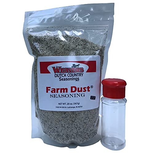 Weaver's Dutch Country Seasonings Farm Dust bag—perfect table salt alternative for savory meals.