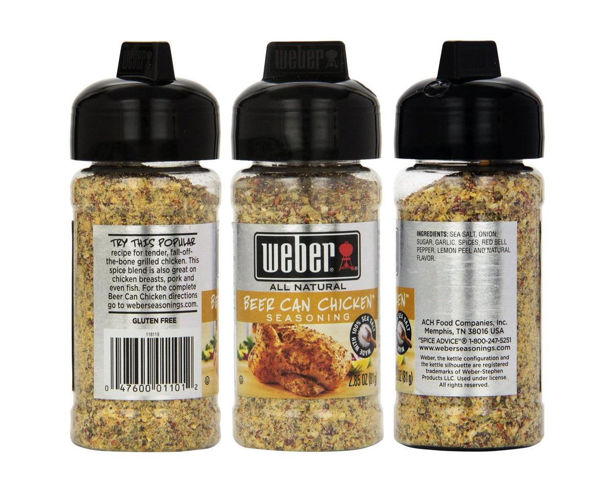 Finished dish featuring Weber seasoning and tender chicken ready to serve