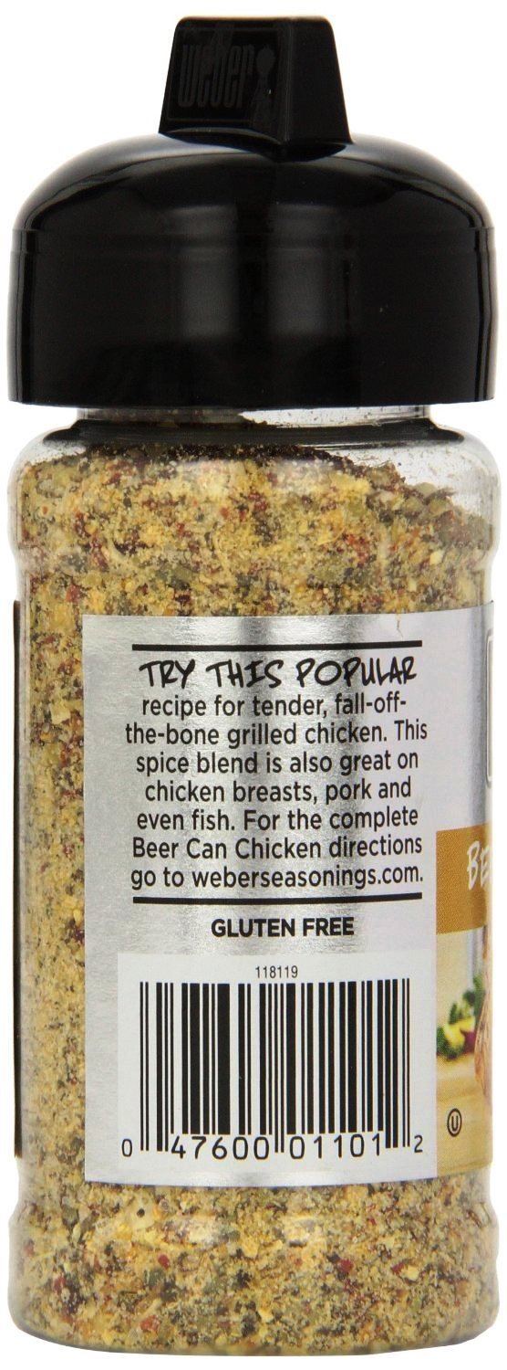 Weber Beer Can Chicken Seasoning spice blend close-up with herbs