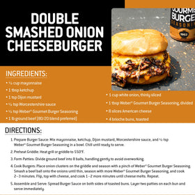 Weber Gourmet Burger Seasoning in a bowl for easy mixing