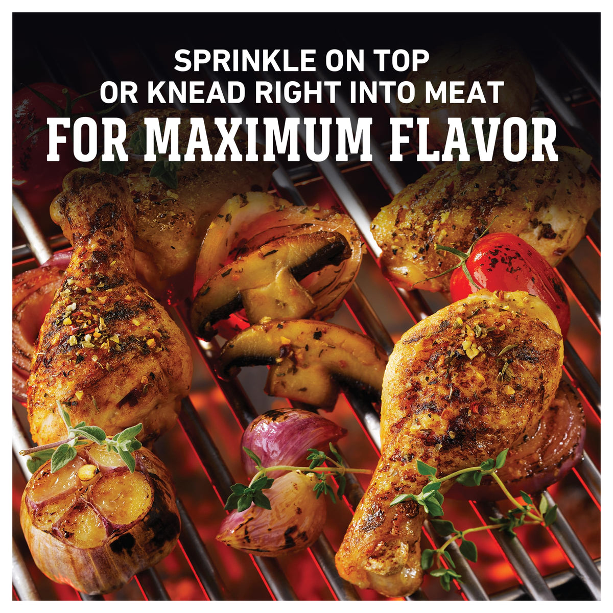 Weber Roasted Garlic & Herb Seasoning shaker kept in a cool pantry for quick use