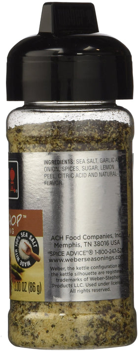 Weber Steak 'N Chop Seasoning steak-prep on cutting board adds savory aroma.