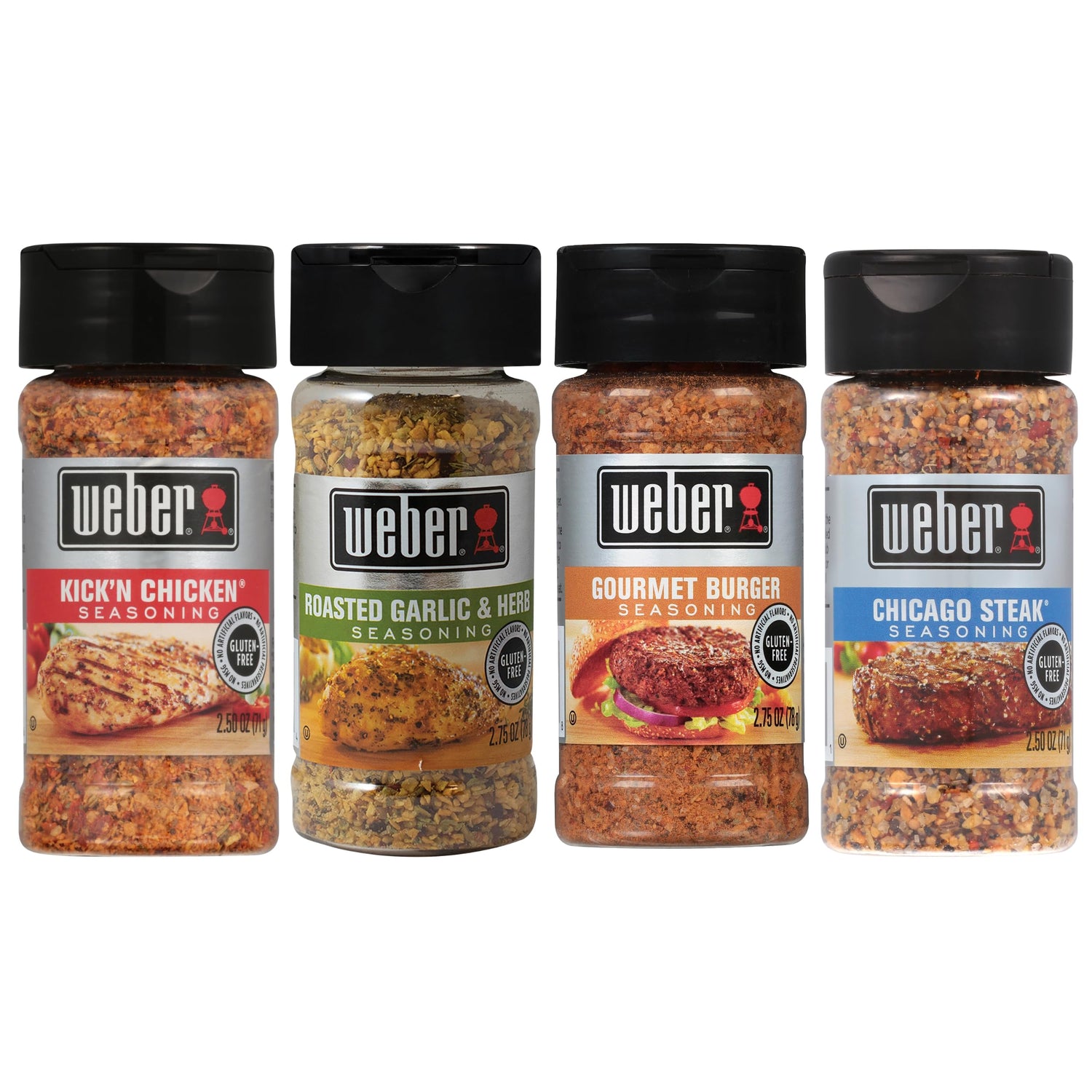 Weber Ultimate Spice Set Roasted Garlic & Herb bottle for savory grilling and veggies