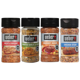 Weber Ultimate Spice Set Roasted Garlic & Herb bottle for savory grilling and veggies