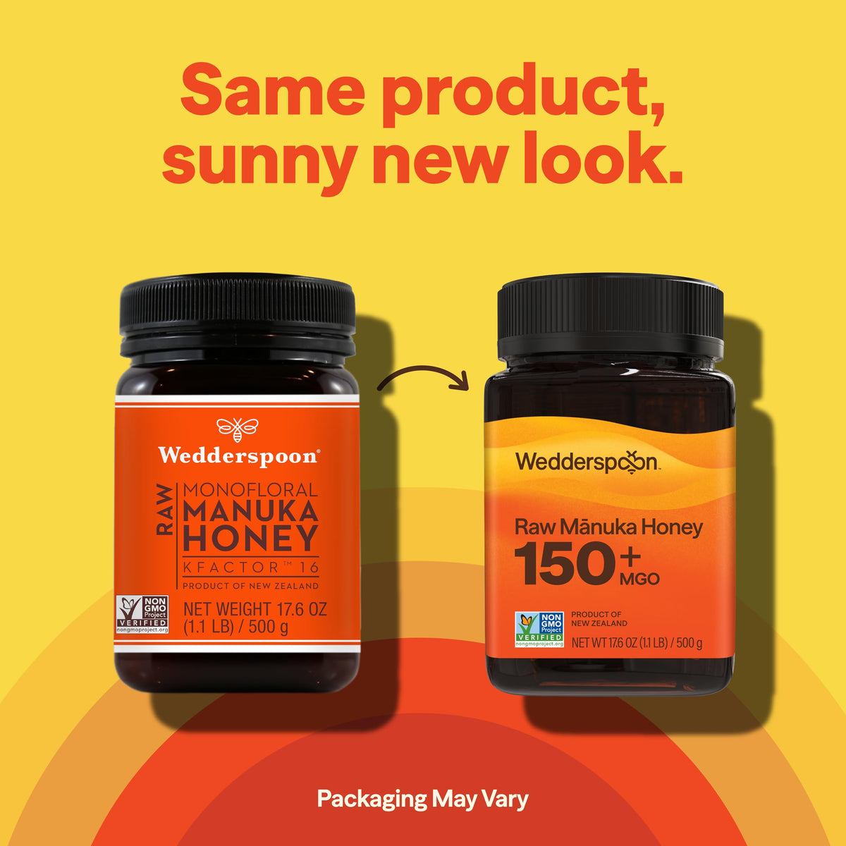 Wedderspoon Manuka honey 150+ MGO cap close-up highlighting strength and purity