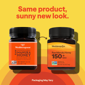 Wedderspoon Manuka Honey 150+ MGO jar full for everyday use