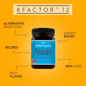 Wedderspoon Manuka honey drizzle used in baking and treats