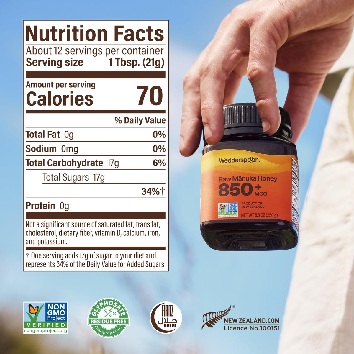 Wedderspoon Manuka honey sample taste highlighting bold Manuka flavor