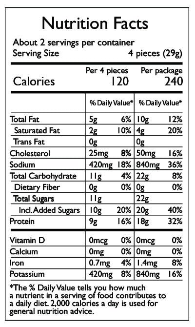 Weekend Jerky no nitrates MSG icon signals cleaner ingredients