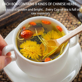 WEERSHUN Chrysanthemum Goji tea bags in box for on-the-go moments