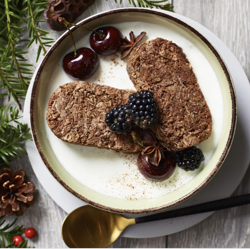 Kitchen counter with Weetabix Chocolate, a kid-friendly morning treat.