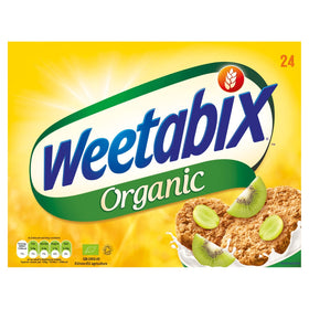 Weetabix Organic 450g pack for a quick, fiber-rich breakfast.