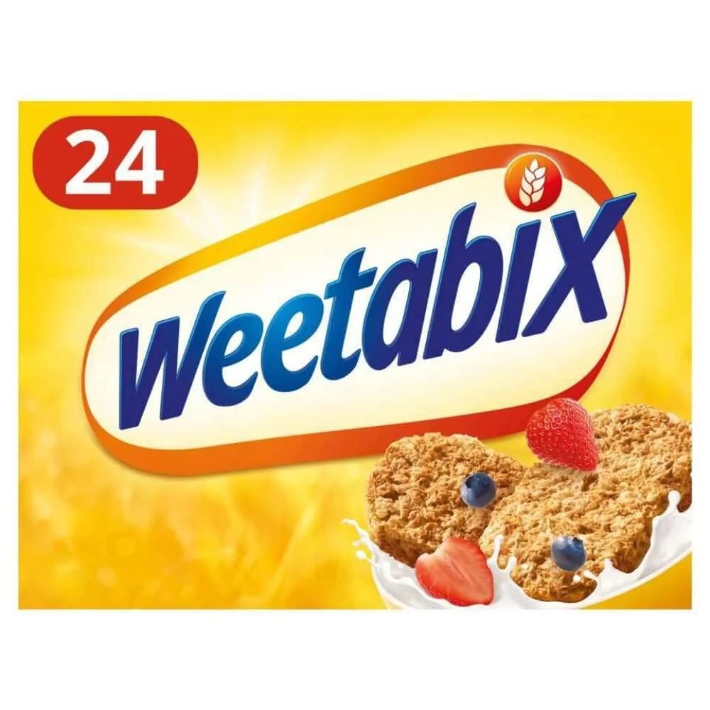 Weetabix Wholegrain biscuits close-up, ideal for a quick, fibre-rich breakfast.