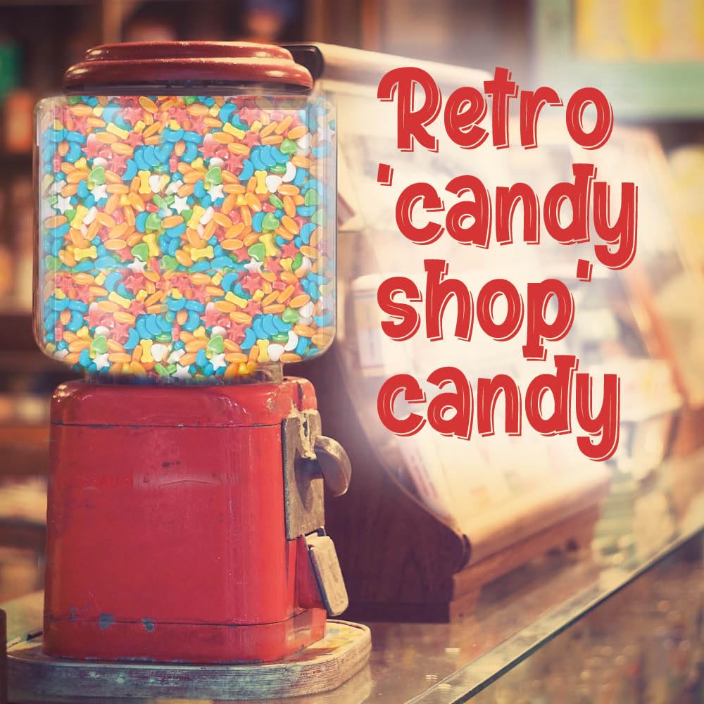 4YoreElves Wee Winkers retro hard candies deliver nostalgic crunch and bright colors for themed events.