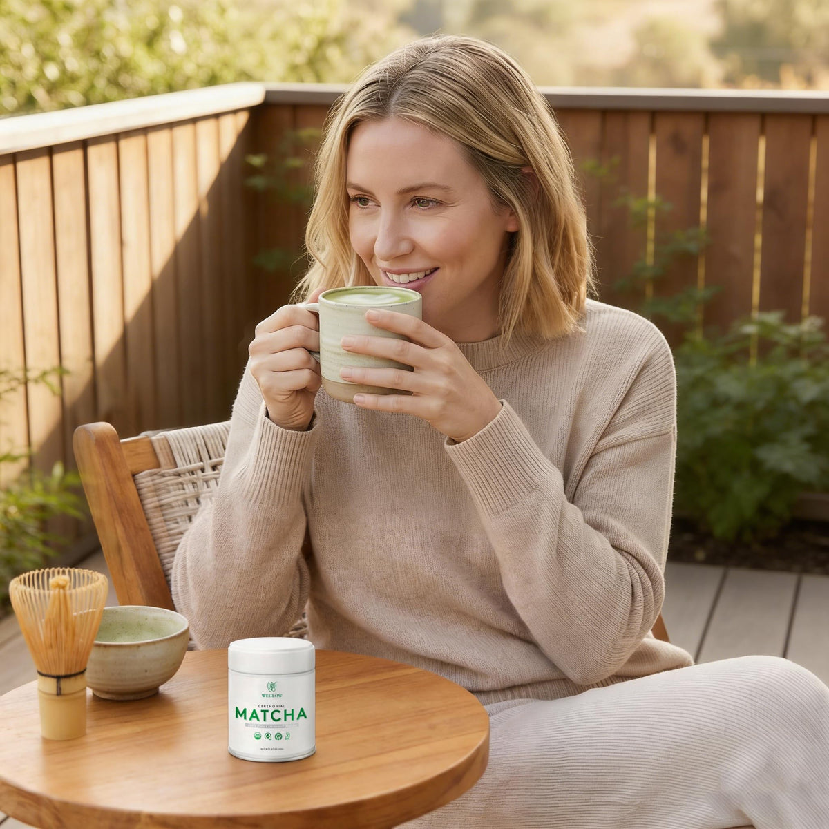 WEGLOW Matcha Power sustainable farming practices support environmental conservation.