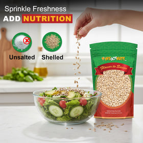 We Got Nuts kosher sunflower seeds, suitable for mindful snacking and recipes.