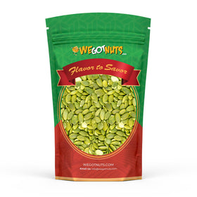 We Got Nuts pumpkin seeds bag front view for snacking and baking