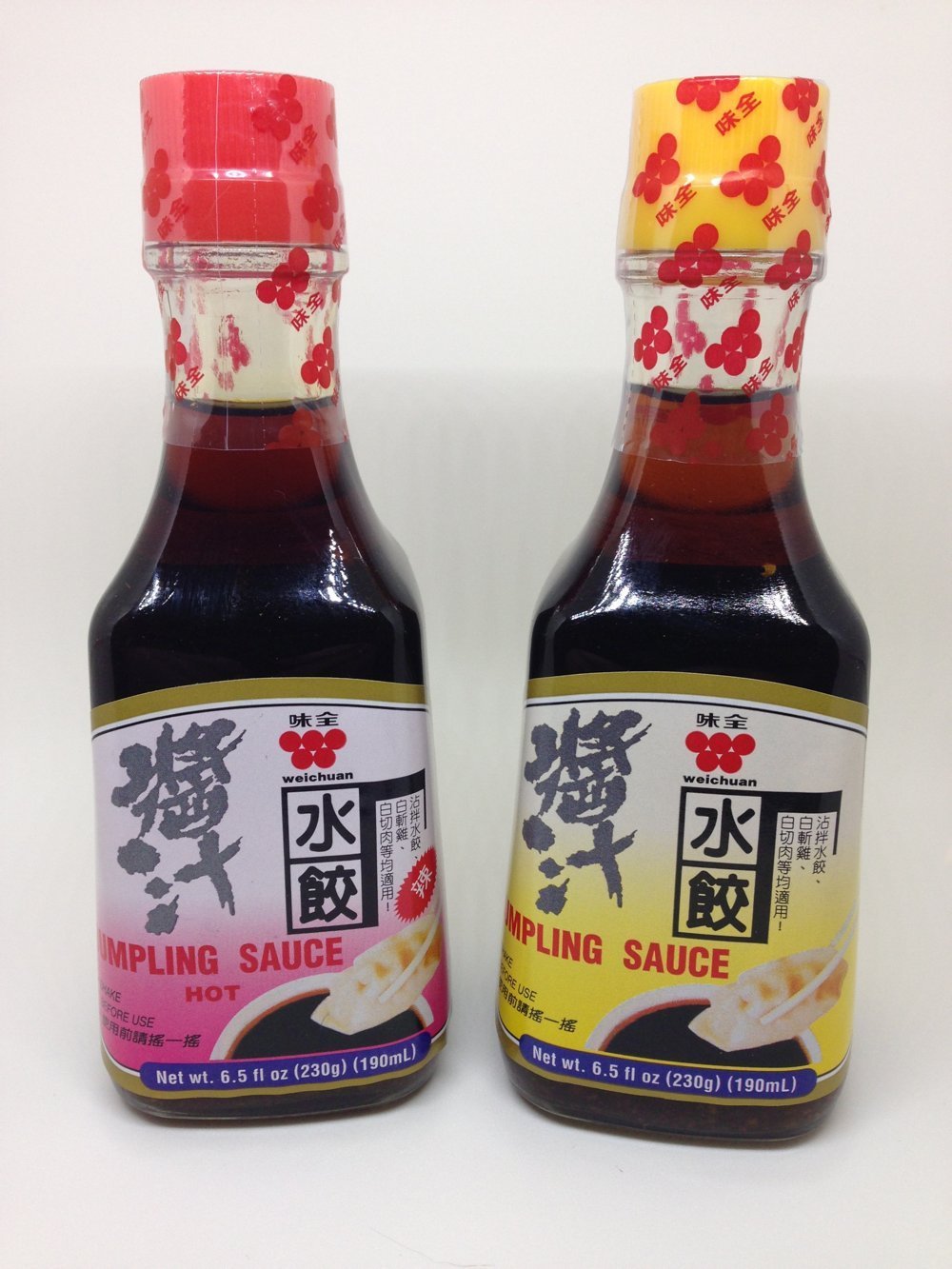 Wei-Chuan Dumpling Sauce bottle, ideal for dumplings and stir-fries, spicy and savory flavor