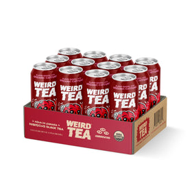 WEIRD Agua de Jamaica on a store shelf ready to grab.
