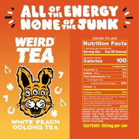 WEIRD Mystical Mint Yerba Mate can delivers crisp mint lift.